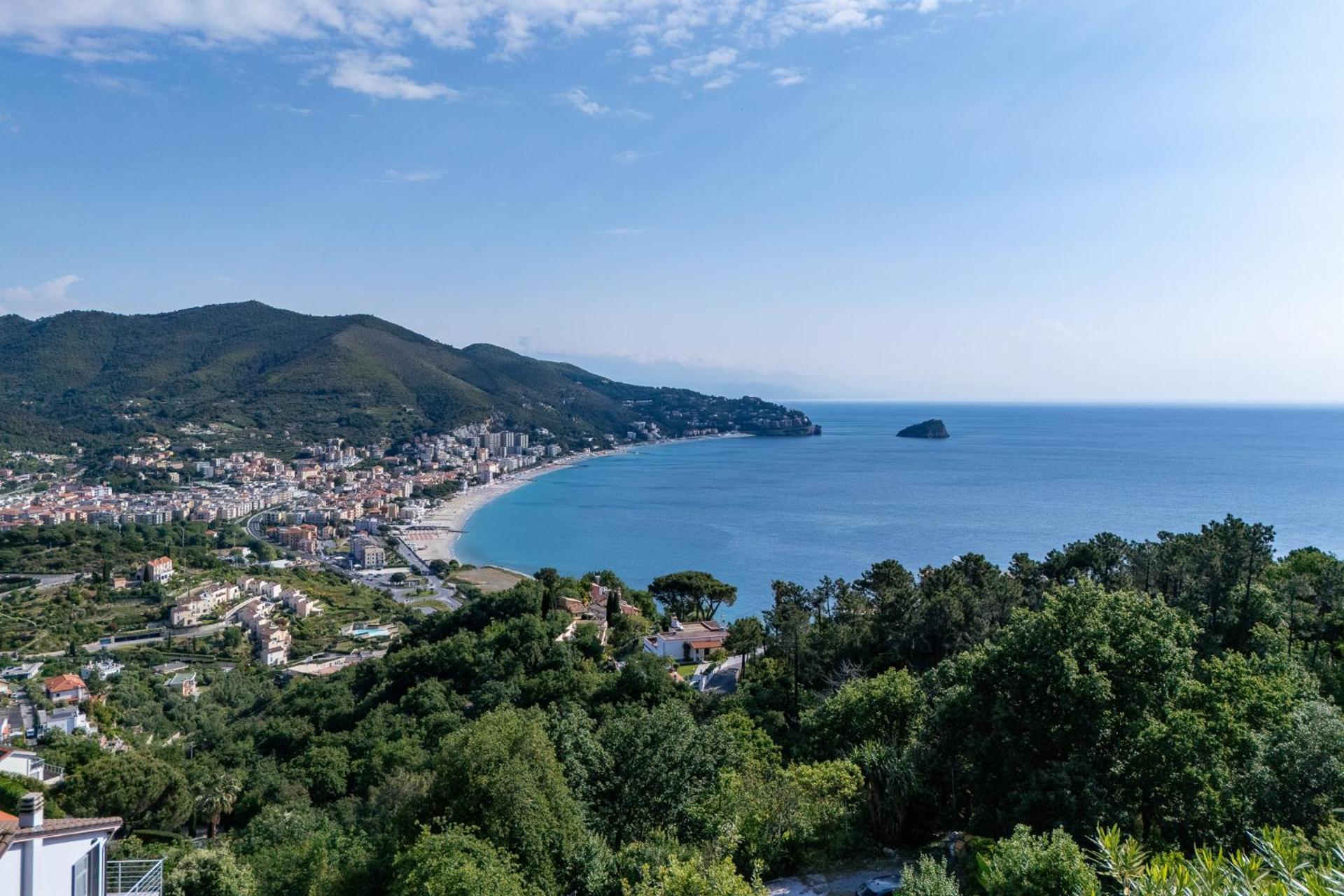 Spettacolare Vista Isola Terrazza E Idromassaggio Villa Noli Eksteriør bilde